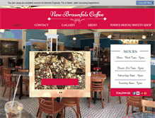 Tablet Screenshot of newbraunfelscoffee.com